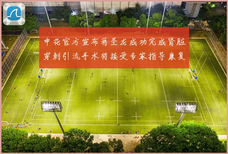 申花官方宣布蒋圣龙成功完成肾脏穿刺引流手术将接受专家指导康复治疗